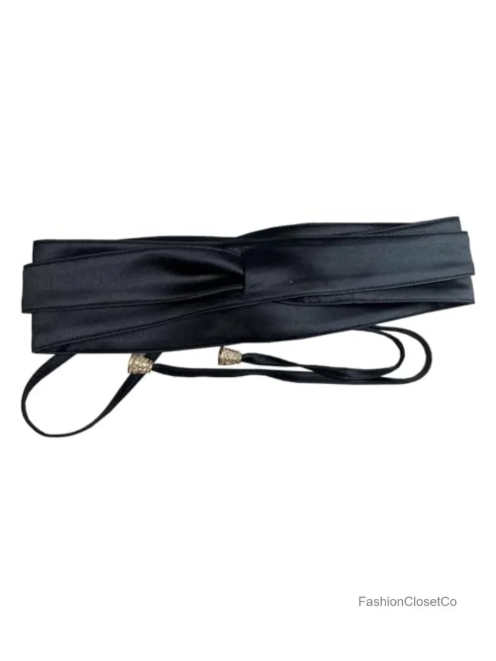 Satin Obi Belt Wrap Waist Cinch No Buckle Self Tie Dress Belt